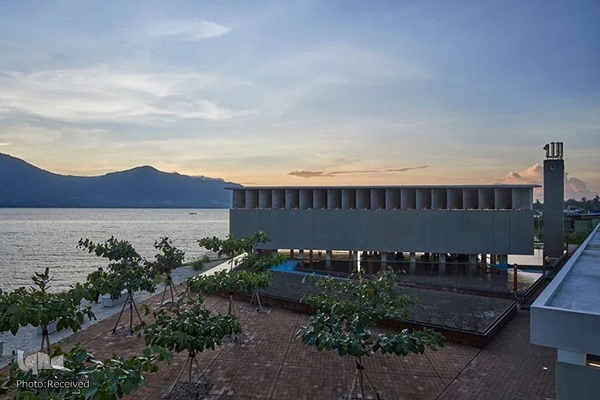 معماری خاص مسجد نورالیقین در اندونزی