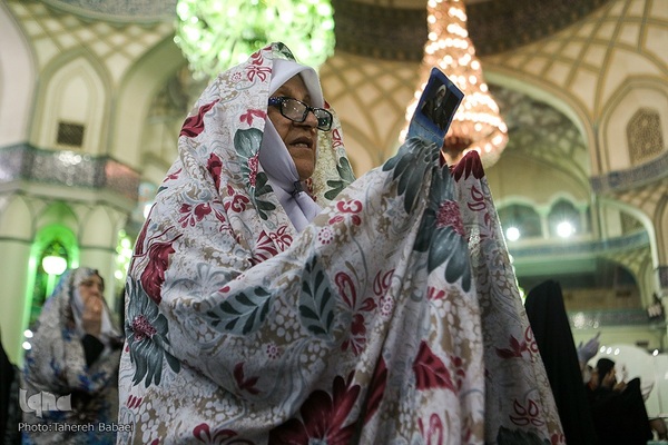 نماز عید سعید قربان در حرم حضرت عبدالعظيم(ع)