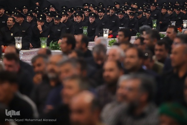 آیین سنتی اذن عزا در حرم مطهر رضوی