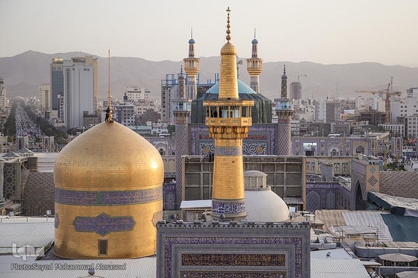 آیین سنتی اذن عزا در حرم مطهر رضوی