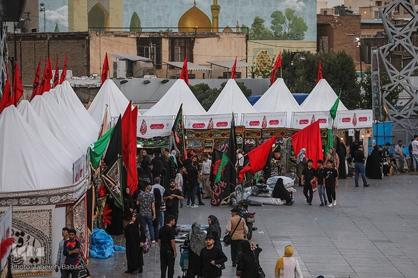 نمایشگاه «عطر سیب» در میدان آئینی امام حسین(ع)