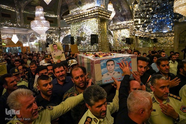 وداع با شهید «مهدی الله‌‌پور» در حرم شاهچراغ(ع)‎