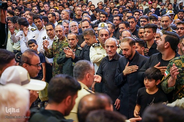 وداع با شهید «مهدی الله‌‌پور» در حرم شاهچراغ(ع)‎