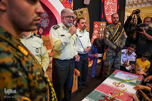 وداع با شهید «مهدی الله‌‌پور» در حرم شاهچراغ(ع)‎