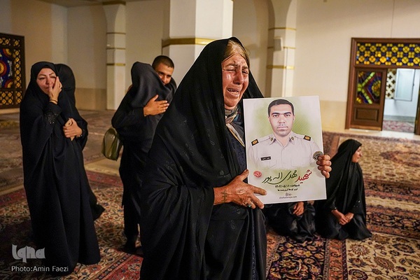 وداع با شهید «مهدی الله‌‌پور» در حرم شاهچراغ(ع)‎