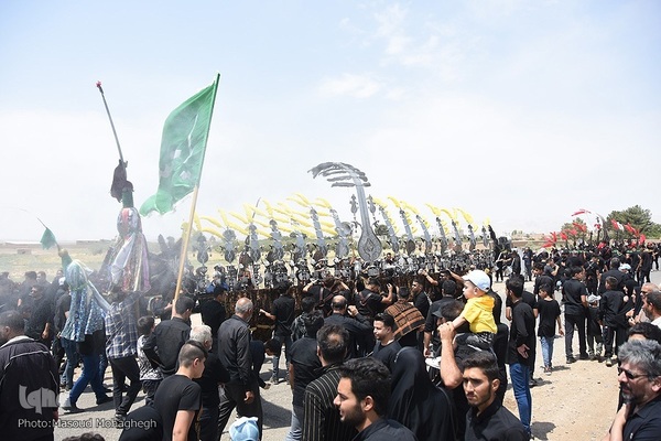 عزاداری تاسوعای حسینی - روستای حسن آباد سمنان