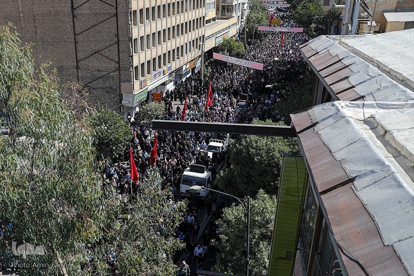 تشییع شهدای حرم شاهچراغ(ع)‎