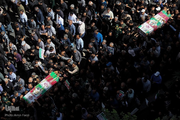 تشییع شهدای حرم شاهچراغ(ع)‎