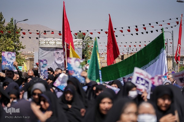 تشییع شهدای حرم شاهچراغ(ع)‎