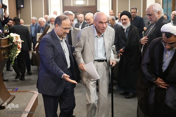 مراسم تکریم رضا داوری اردکانی، رئیس سابق و معارفه محمدرضا مخبر دزفولی