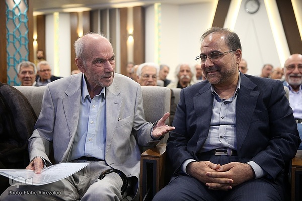 مراسم تکریم رضا داوری اردکانی، رئیس سابق و معارفه محمدرضا مخبر دزفولی