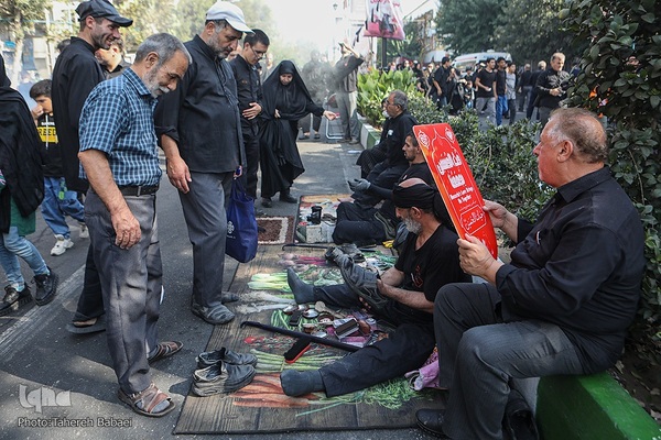 پیاده‌روی جاماندگان اربعین در تهران