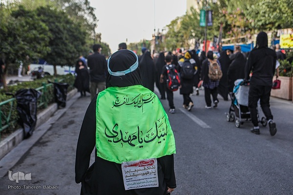 پیاده‌روی جاماندگان اربعین در تهران