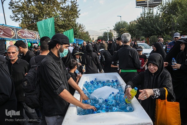 پیاده‌روی جاماندگان اربعین در تهران