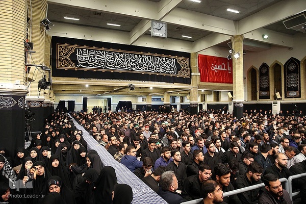 مراسم عزاداری دانشجویان به‌مناسبت اربعین حسینی(ع) در محضر رهبر انقلاب اسلامی