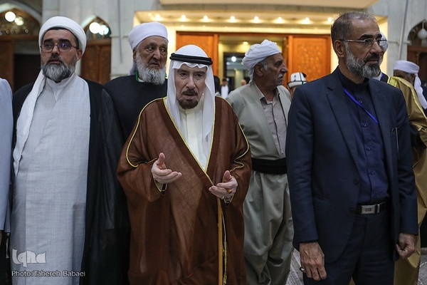 مراسم تجدید میثاق میهمانان سی‌وهفتمین کنفرانس وحدت با حضرت امام خمینی(ره)