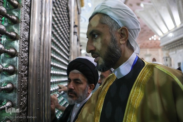 مراسم تجدید میثاق میهمانان سی‌وهفتمین کنفرانس وحدت با حضرت امام خمینی(ره)