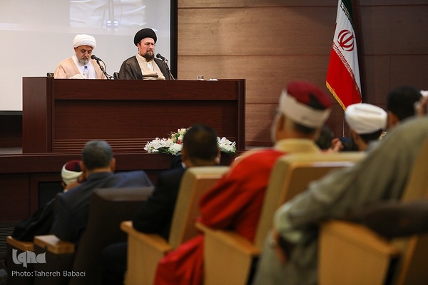 مراسم تجدید میثاق میهمانان سی‌وهفتمین کنفرانس وحدت با حضرت امام خمینی(ره)