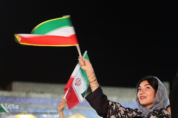 تجمع مردم اهواز در حمایت از جبهه مقاومت