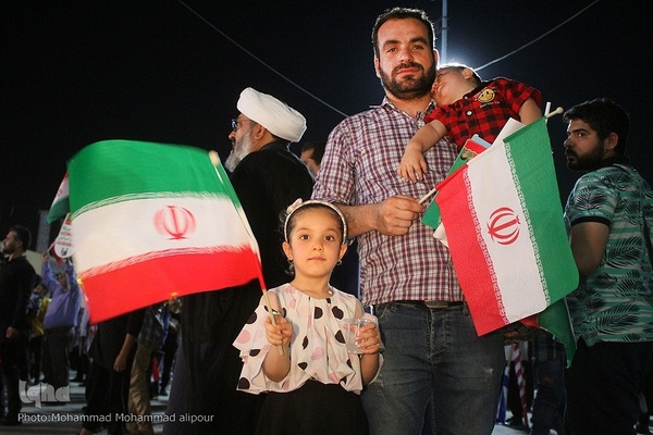 تجمع مردم اهواز در حمایت از جبهه مقاومت