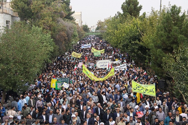 راهپیمایی روز13آبان در سراسر کشور