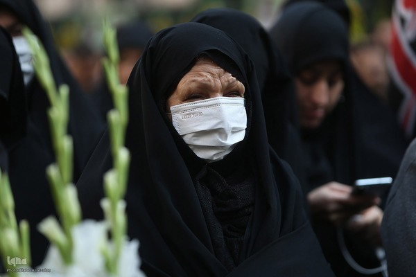 آیین تشییع و تدفین شهید گمنام در وزارت فرهنگ و ارشاد اسلامی