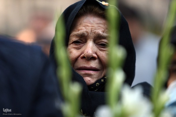 آیین تشییع و تدفین شهید گمنام در وزارت فرهنگ و ارشاد اسلامی