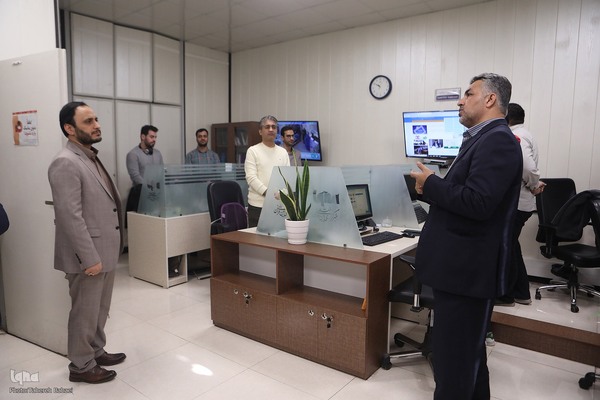 بازدید علی بهادری جهرمی سخنگوی دولت از ایکنا