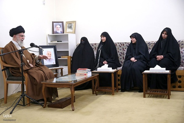 دیدار خانواده سردار شهید حاج قاسم سلیمانی