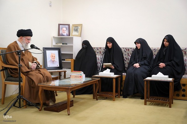 دیدار خانواده سردار شهید حاج قاسم سلیمانی