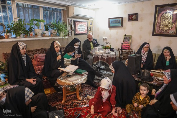 جلسه آموزش قرآن استاد بلده