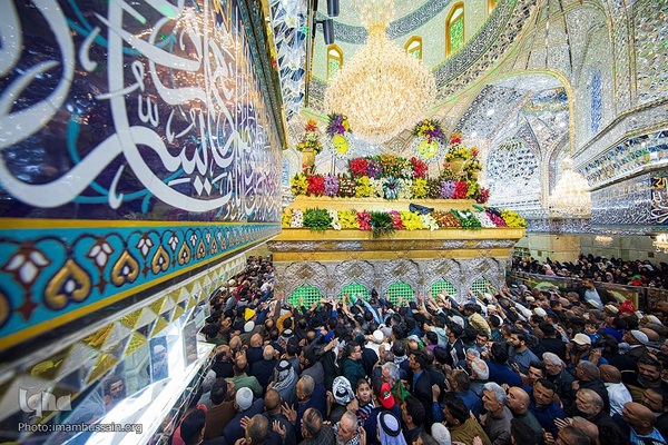 حال و هوای حرم حسینی در اعیاد شعبانیه