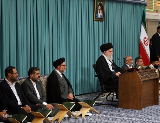 دیدار شرکت کنندگان در مسابقات بین‌المللی قرآن با رهبر معظم انقلاب