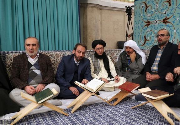 دیدار شرکت کنندگان در مسابقات بین‌المللی قرآن با رهبر معظم انقلاب