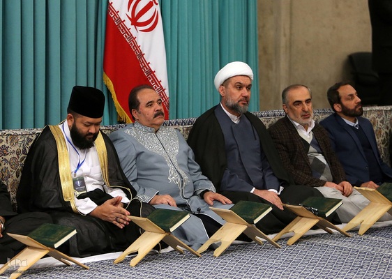 دیدار شرکت کنندگان در مسابقات بین‌المللی قرآن با رهبر معظم انقلاب