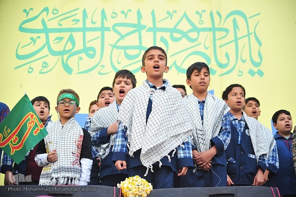 جشن نیمه شعبان و اجرای سرود سلام فرمانده در اهواز