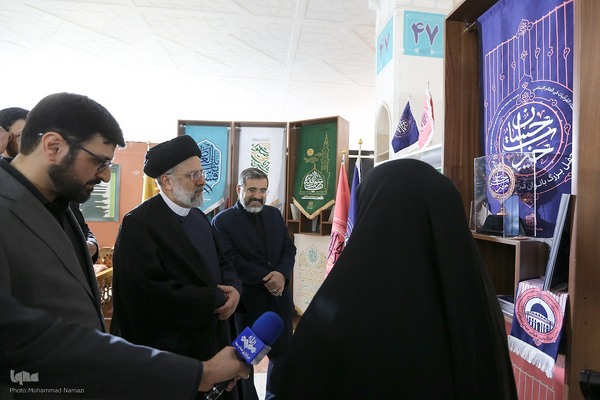 بازدید رئیس جمهور از نمایشگاه قرآن کریم