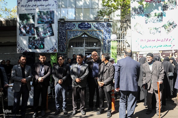 مراسم تشییع و تدفین پیکر مرحوم مغفور حاج ولی‌الله پوراحمدی