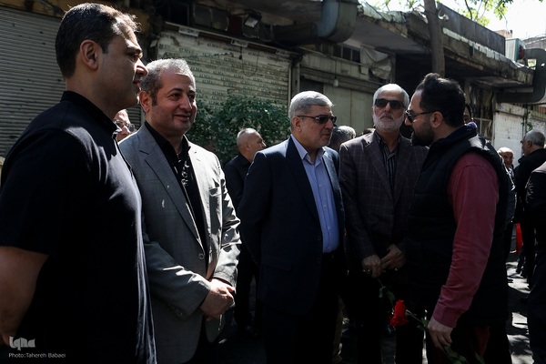 مراسم تشییع و تدفین پیکر مرحوم مغفور حاج ولی‌الله پوراحمدی