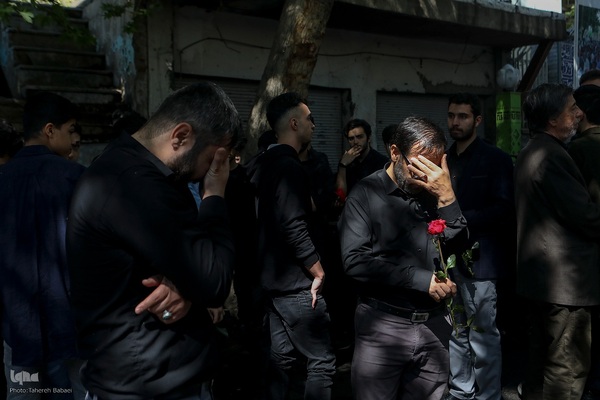 مراسم تشییع و تدفین پیکر مرحوم مغفور حاج ولی‌الله پوراحمدی