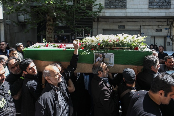 مراسم تشییع و تدفین پیکر مرحوم مغفور حاج ولی‌الله پوراحمدی