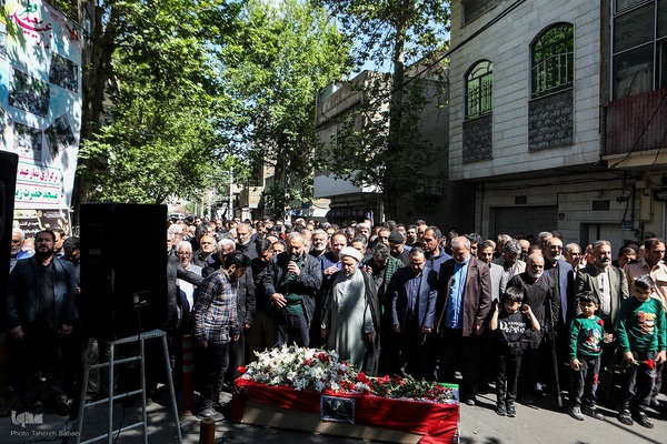 مراسم تشییع و تدفین پیکر مرحوم مغفور حاج ولی‌الله پوراحمدی