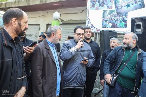 مراسم تشییع و تدفین پیکر مرحوم مغفور حاج ولی‌الله پوراحمدی