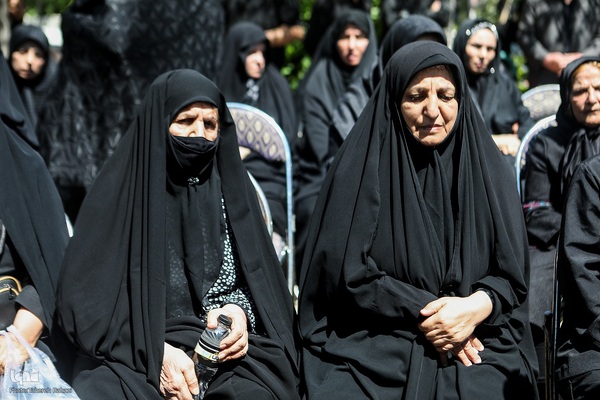 مراسم تشییع و تدفین پیکر مرحوم مغفور حاج ولی‌الله پوراحمدی