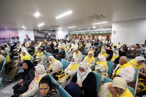 بدرقه نخستین گروه از زائران حج عمره در سال ۱۴۰۳