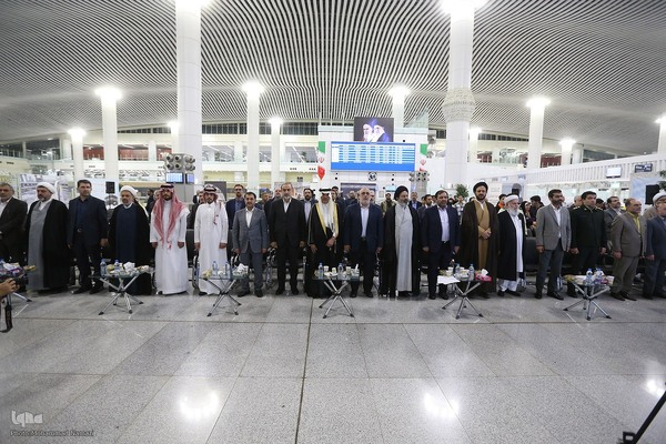 بدرقه نخستین گروه از زائران حج عمره در سال ۱۴۰۳