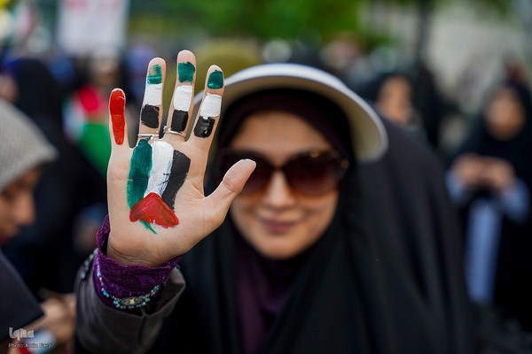 تجمع دانشگاهیان دانشگاه‌های شیراز در حمایت از خیزش دانشجویان آمریکا و اروپا