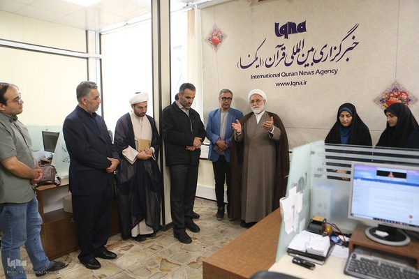 بازدید حجت الاسلام حمید ملکی قائم مقام مدیر حوزه های علمیه سراسر کشور از خبرگزاری ایکنا