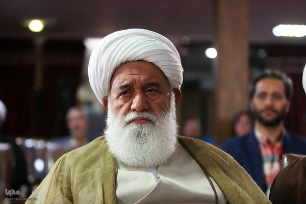 آیت‌الله علی اکبر رشاد، رئیس و مؤسس پژوهشگاه فرهنگ و اندیشه اسلامی در هم‌اندیشی بین‌المللی اصحاب ادیان و مسئله غزه
