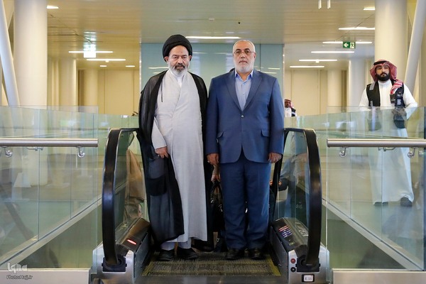 ورود سرپرست حجاج ایرانی و رئیس سازمان حج و زیارت به سرزمین وحی